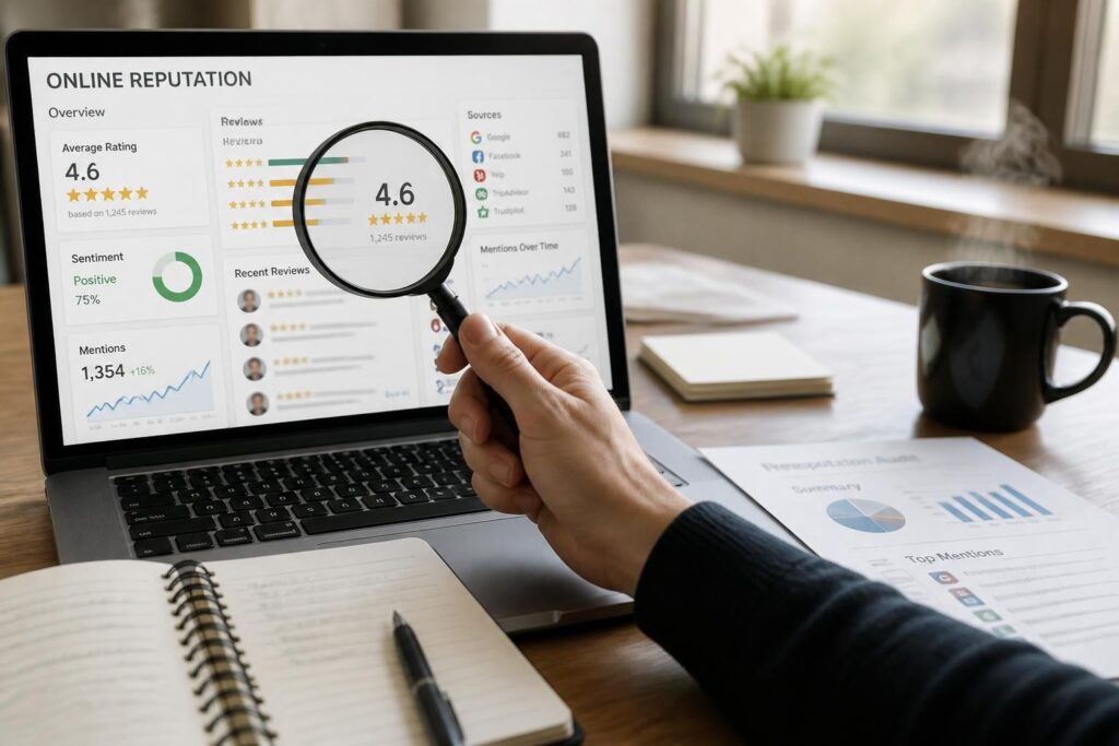 découvrez notre méthode complète pour réaliser un audit d'e-réputation efficace et améliorer l'image en ligne de votre entreprise.
